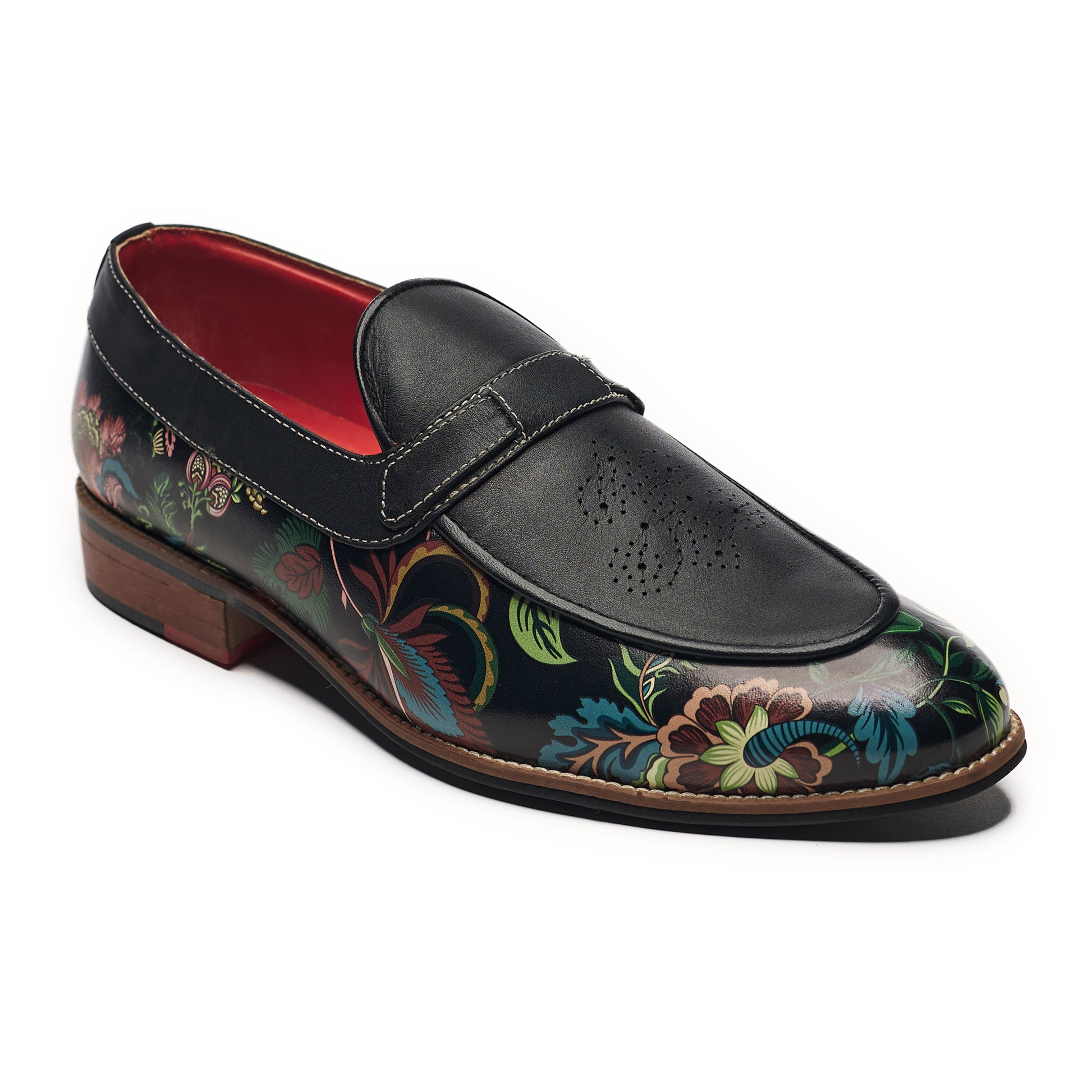 Buy Bageecha Coal Black Loafers Shoe for Men Banjaaran Studio