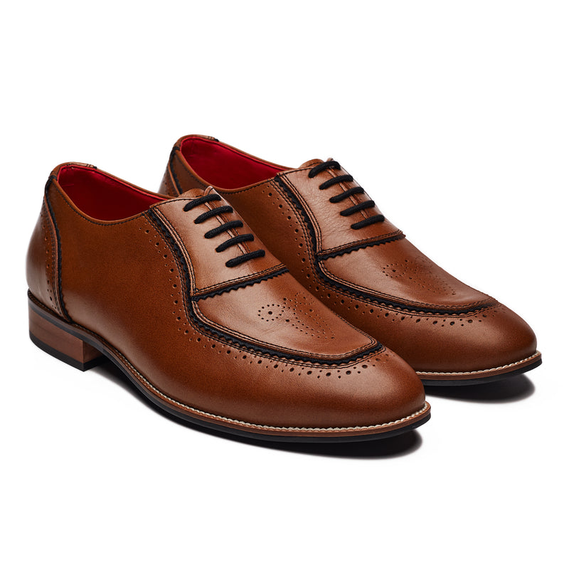  Maharaja Brogues Men – Cedar