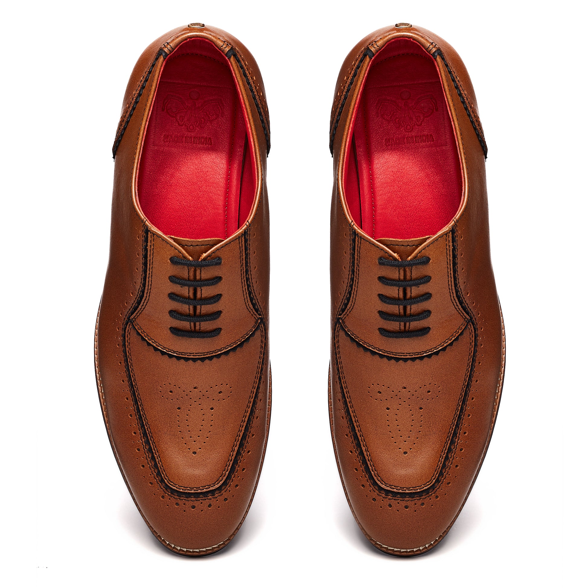  Maharaja Brogues Men – Cedar