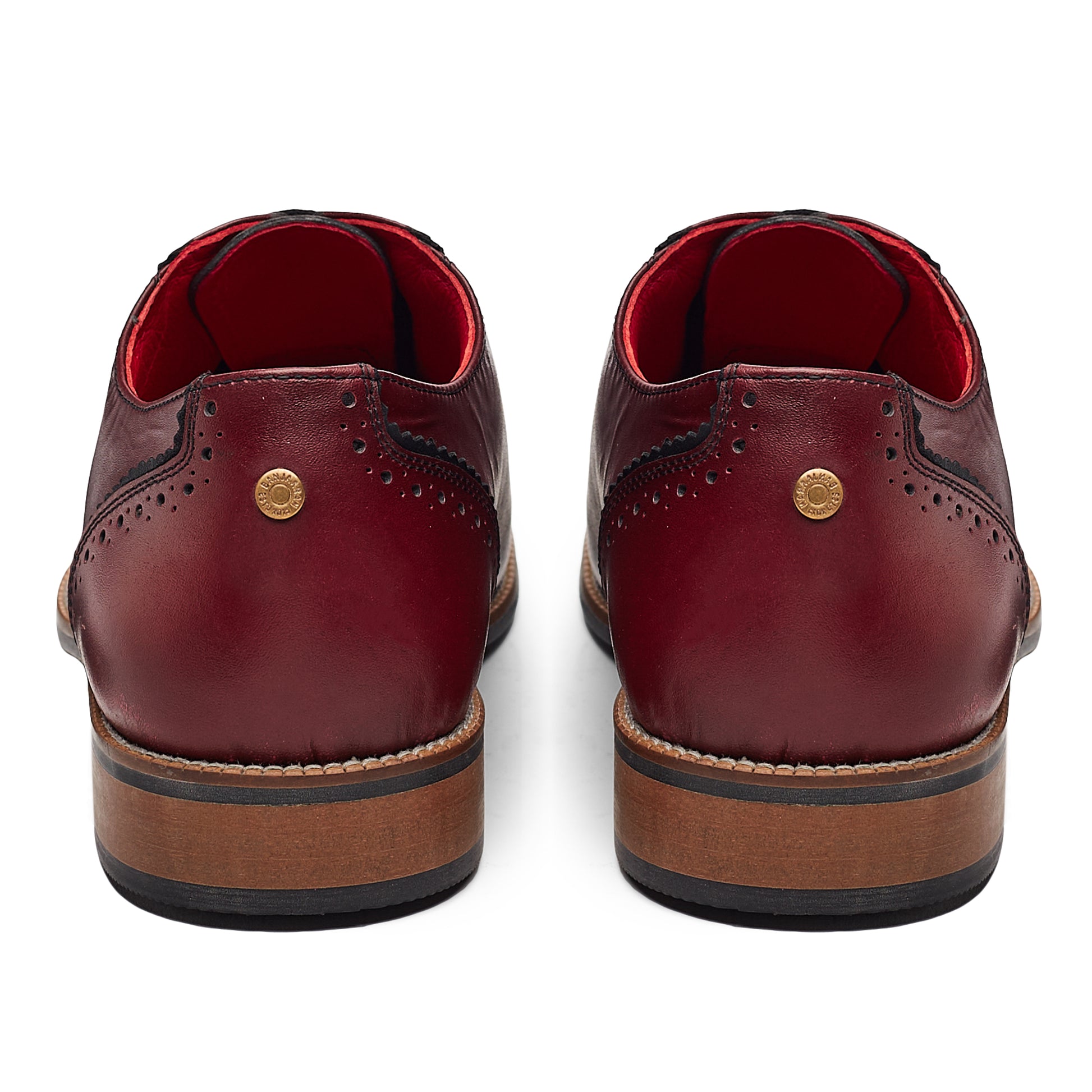  Maharaja Brogues Men – Oxblood