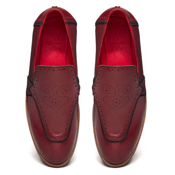 Wazir  Loafers Men – Oxblood