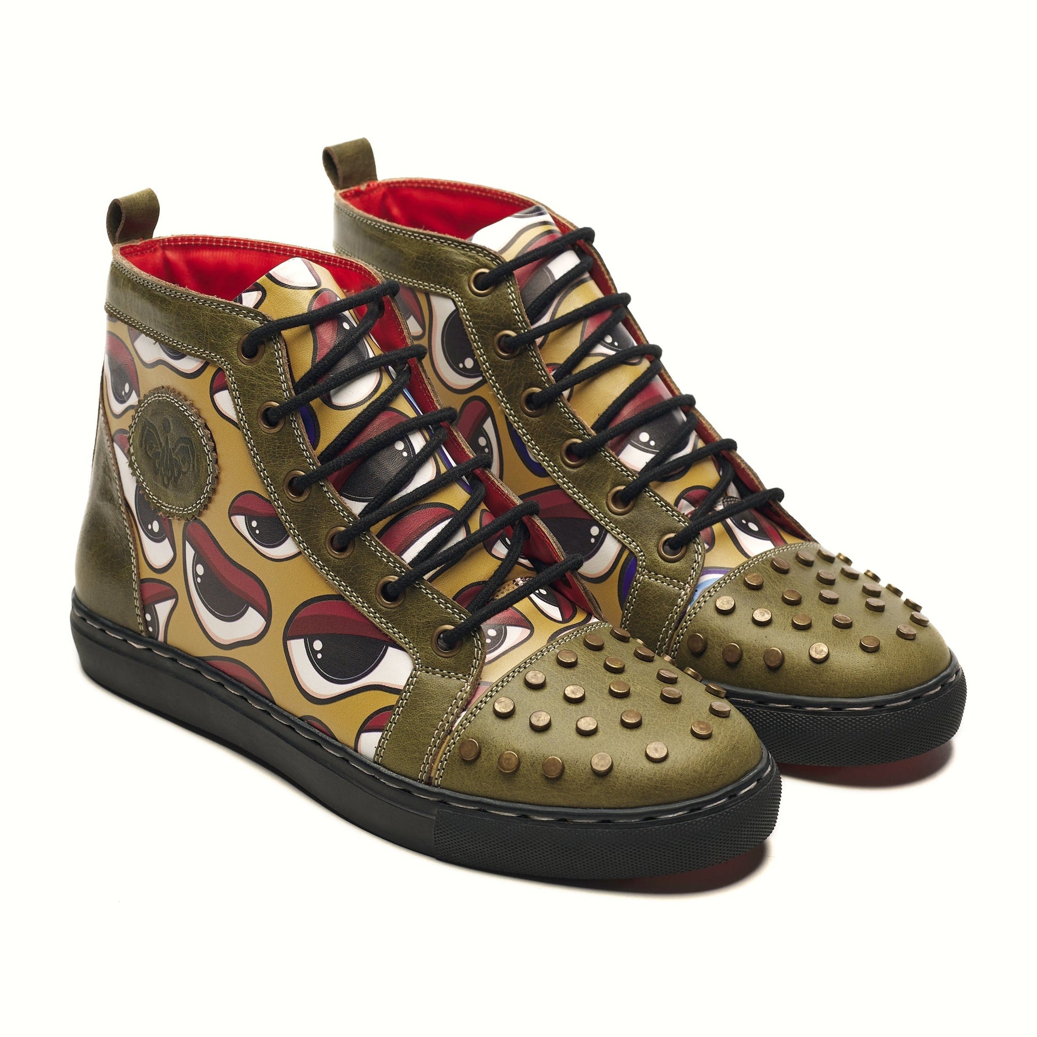 'Nazar' HighTops for Women – Mustard (discontinued) Banjaaran Studio