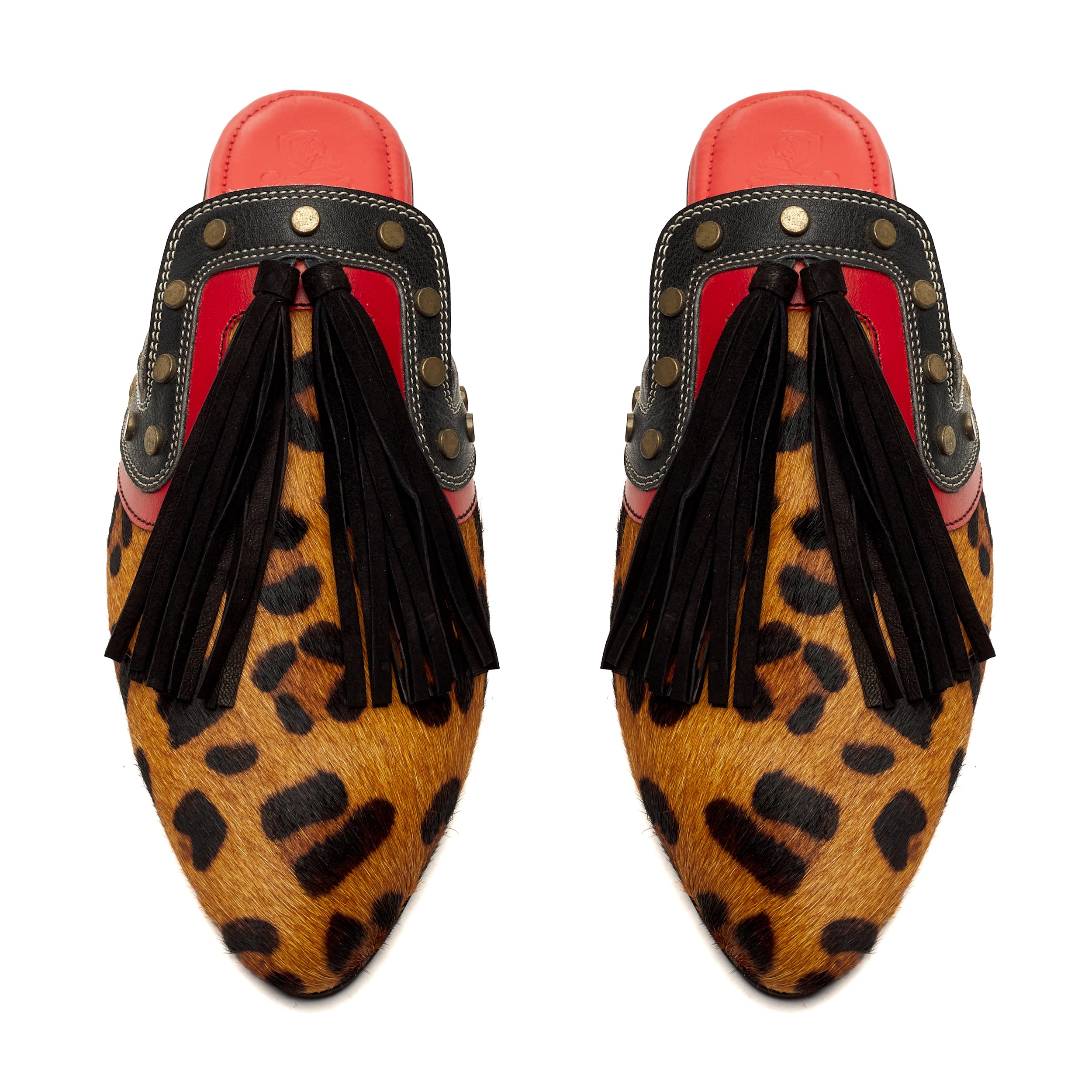 Leopard sale mules women