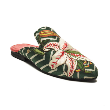 The Enchanted Lillies Cone Mules Women