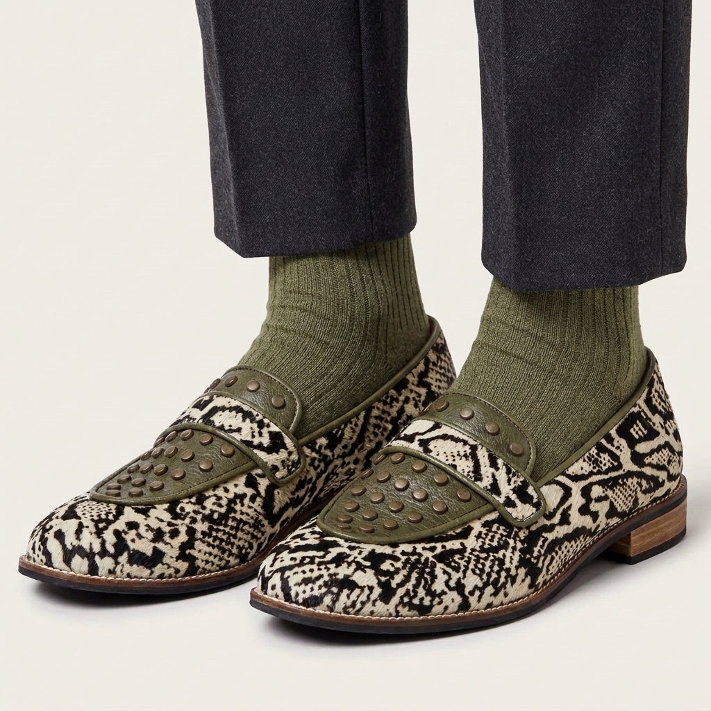 Python Loafers Men