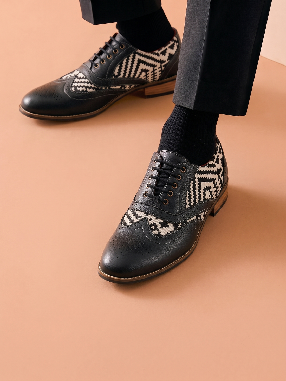 Texo Brogues Men – Coal