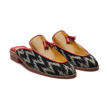 Ikat Mule for Men – Mustard (discontinued) Banjaaran Studio