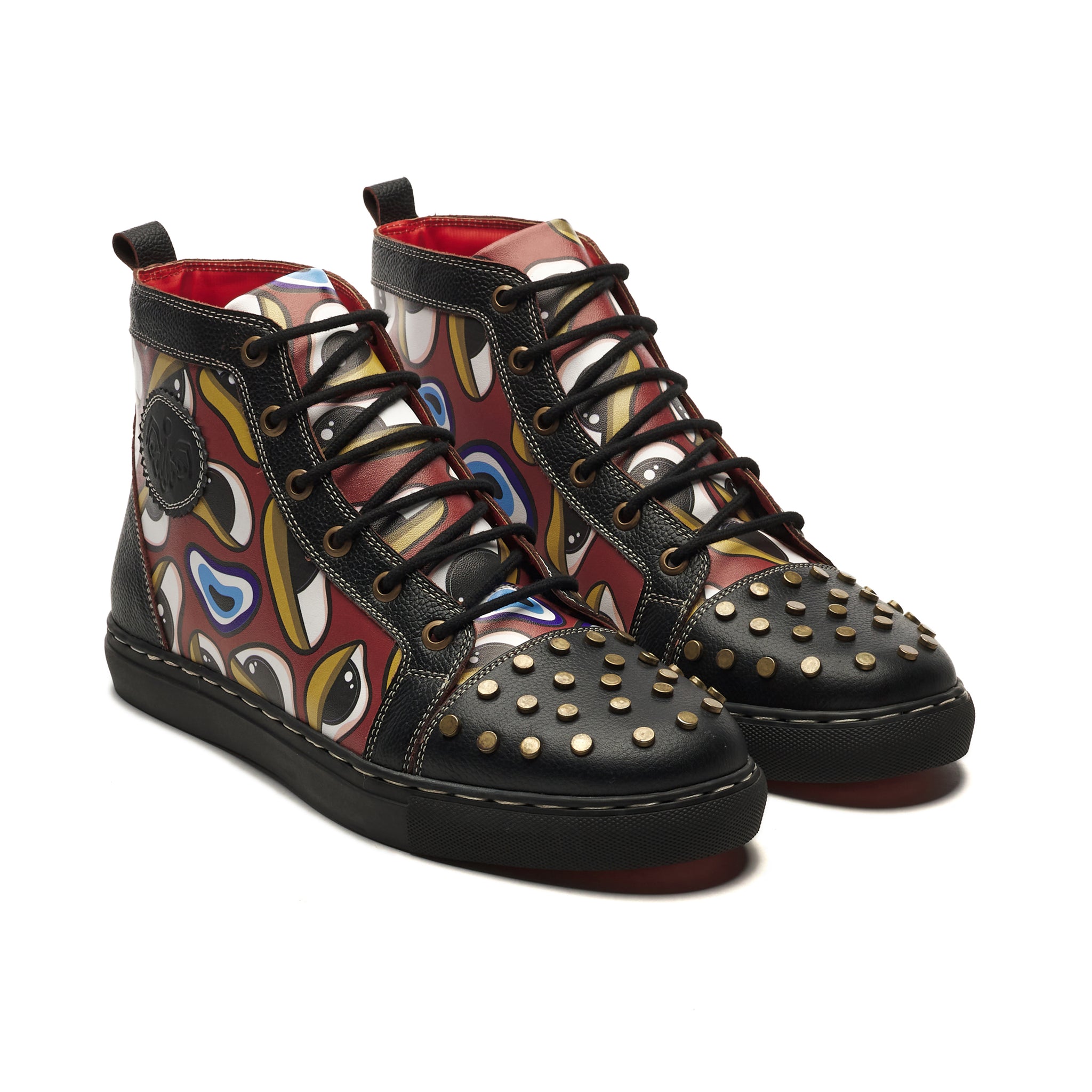 'Nazar' High_Tops Men – Crimson (discontinued) - Main Image