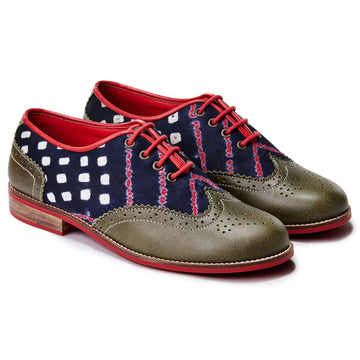 Bandhni Brogue for Women – Olive Green (discontinued)