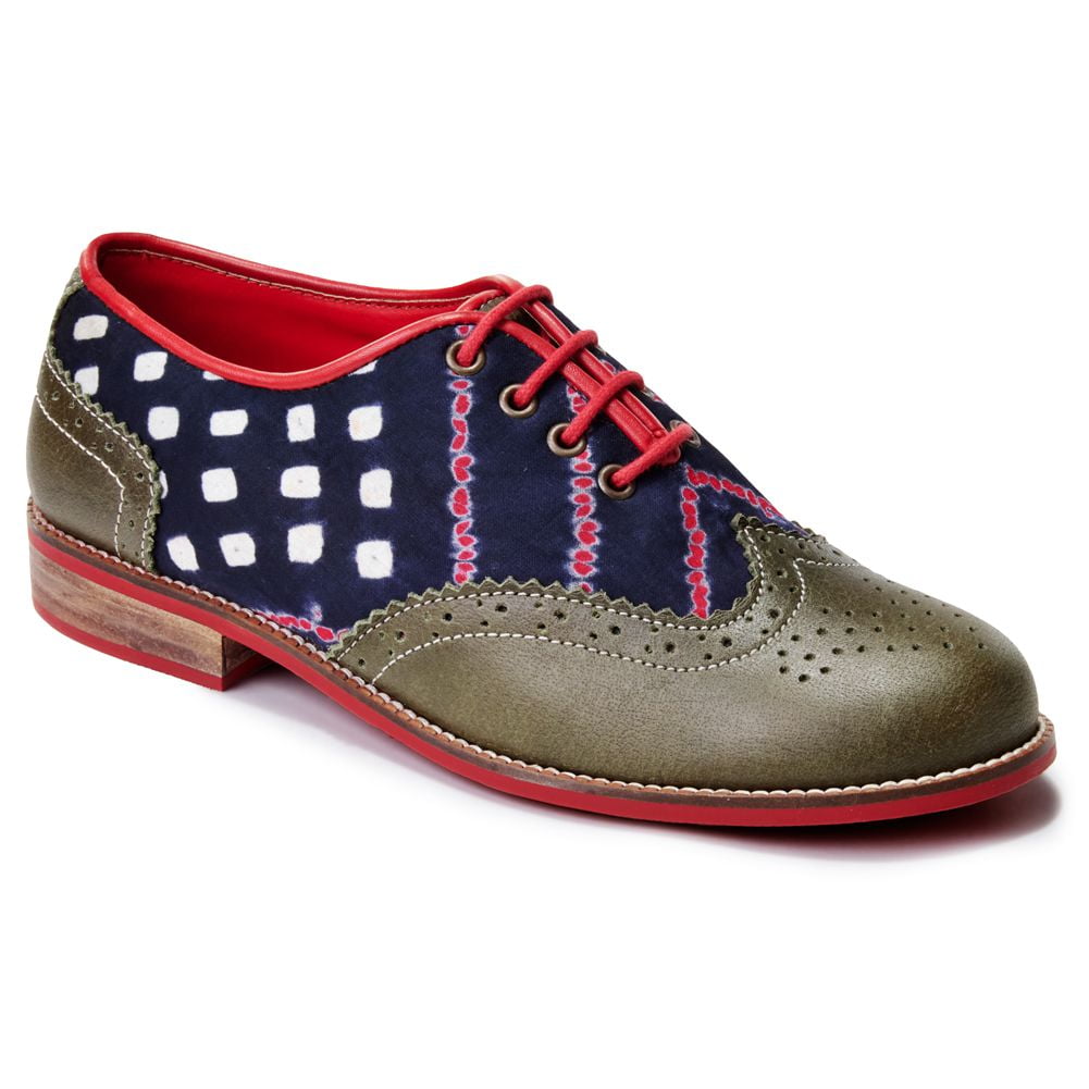  Bandhni Brogue for Women – Olive Green (discontinued)