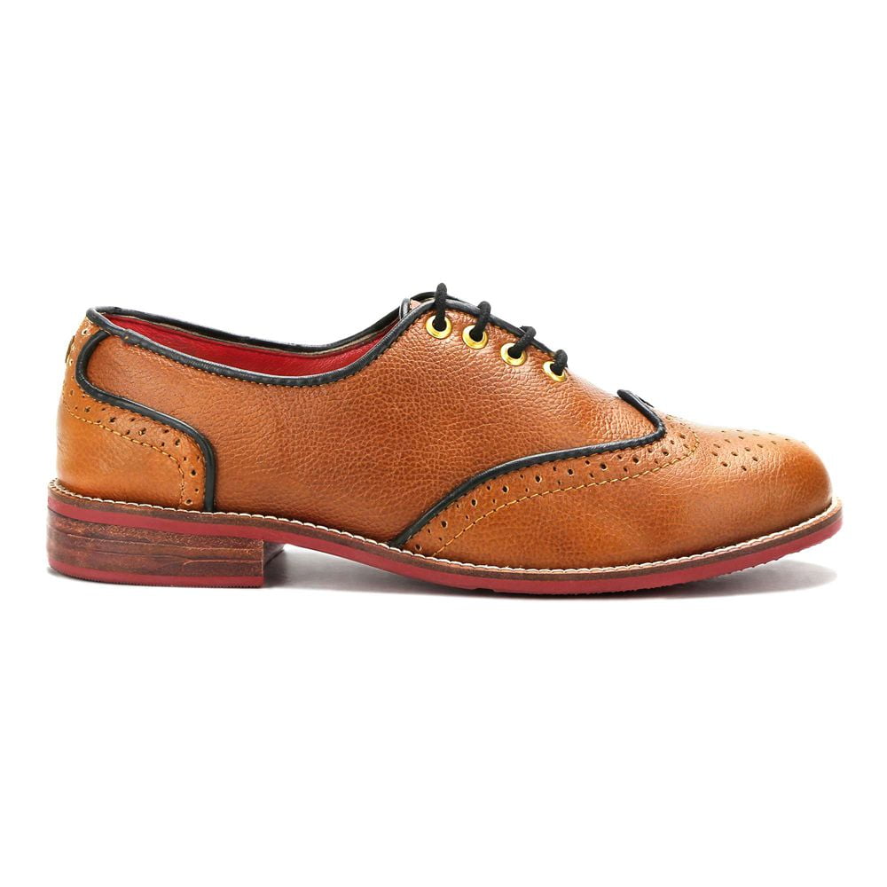 Tan on sale brogues womens