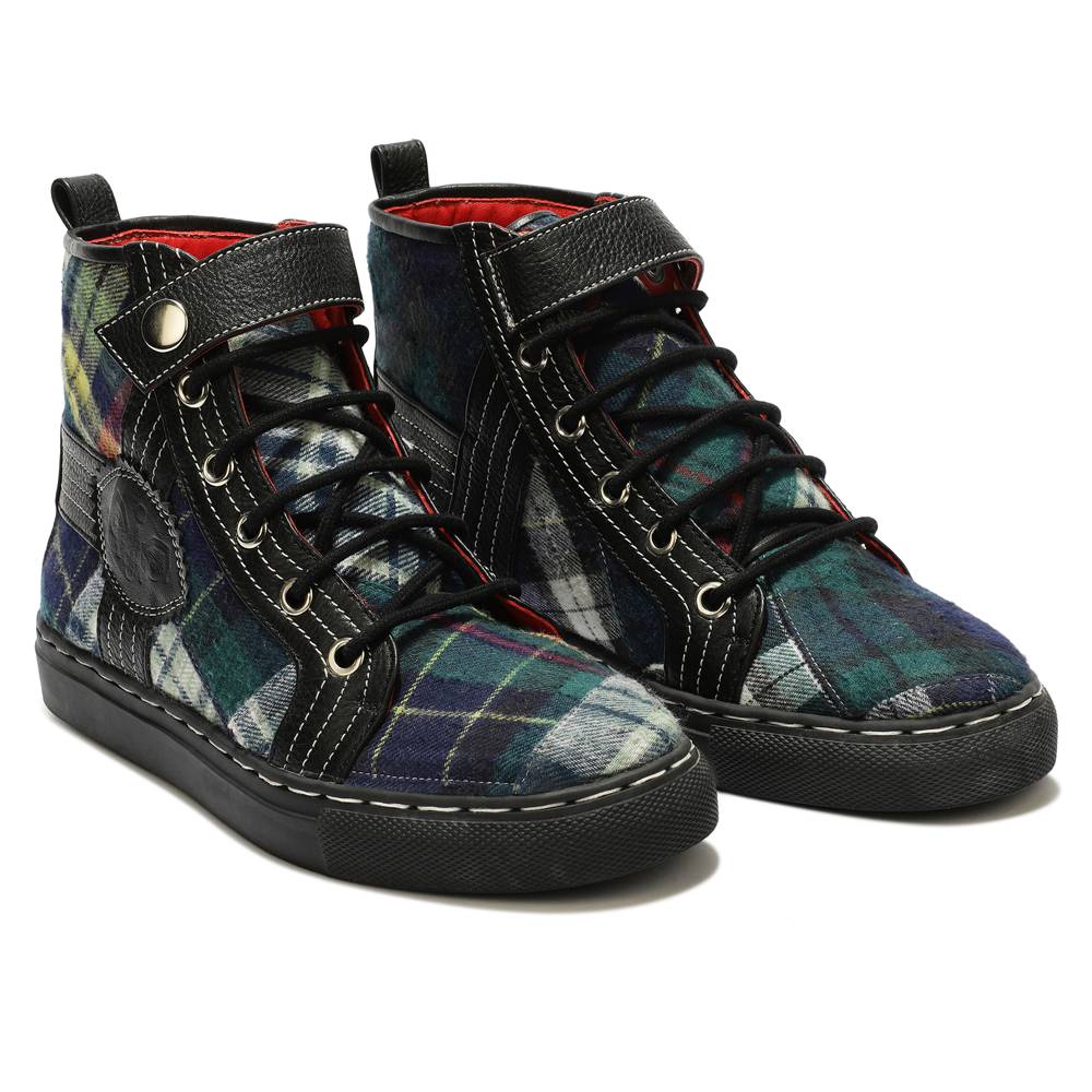  Green Tartans High_Tops for Women (discontinued)