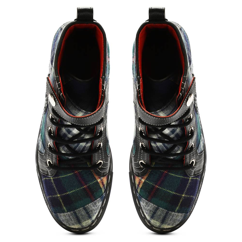  Green Tartans High_Tops for Men (discontinued)