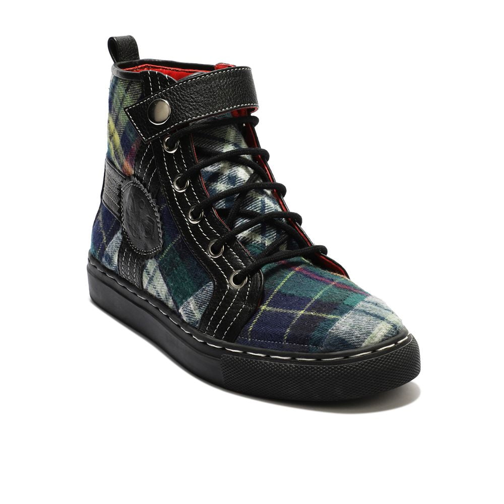  Green Tartans High_Tops for Women (discontinued)