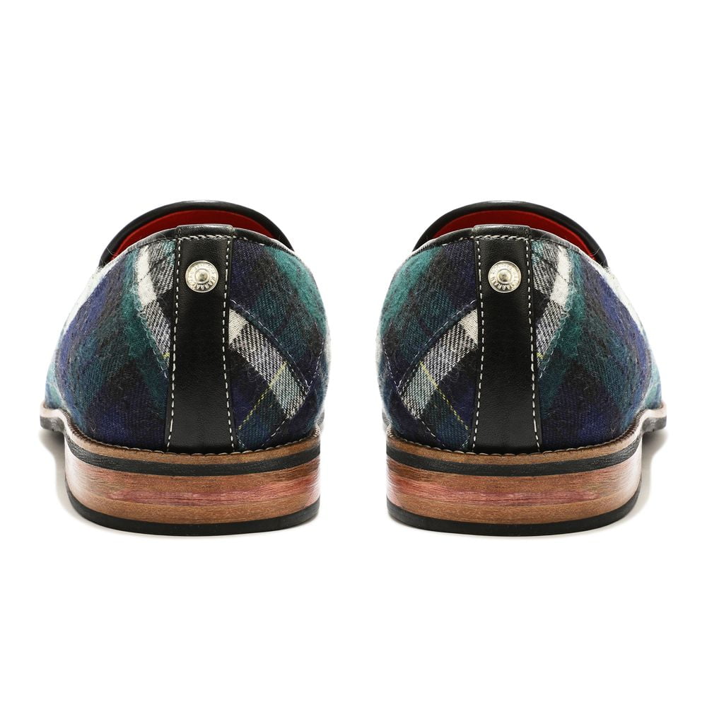  Green Tartans Slip_on for Men (discontinued)