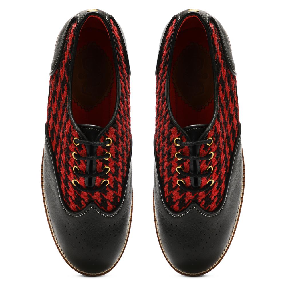 Red Houndstoth Brogues_ for Women (discontinued)